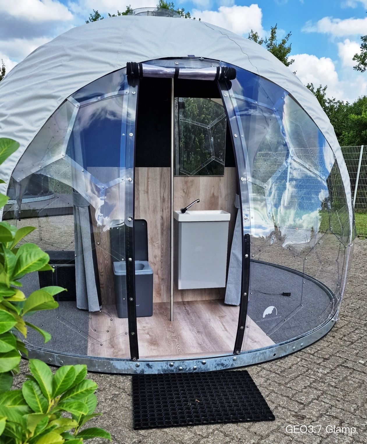 Geodesic Dome GEO 3.7 – Transparent Outdoor Garden Dome