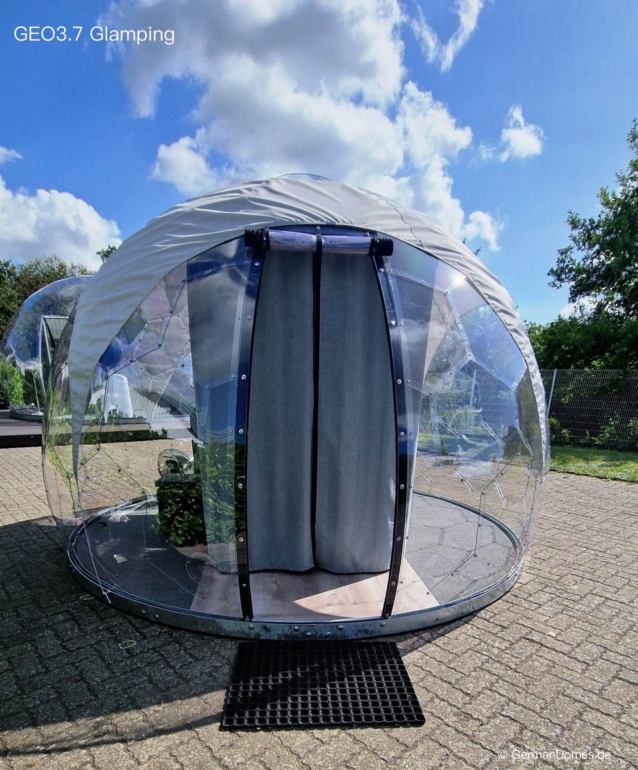 Geodesic Dome GEO 3.7 – Transparent Outdoor Garden Dome