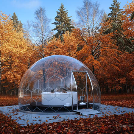 GermanDomes Geo 3.7 Herbst Outdoor Whirlpool